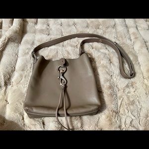 Nordstroms Designer Bag Rebecca Minkoff Taupe Lea… - image 1